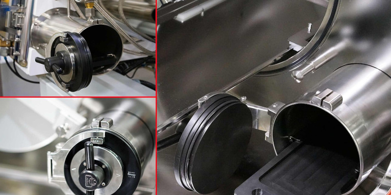 Oct-2018 : New Hinged Doors Mini Vacuum Chamber Oct-2018 : New Hinged Doors Mini Vacuum Chamber