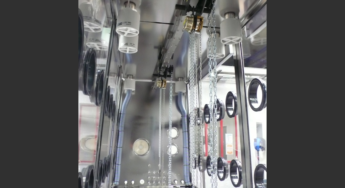 Gestión de residuos radiactivos en Gloveboxes