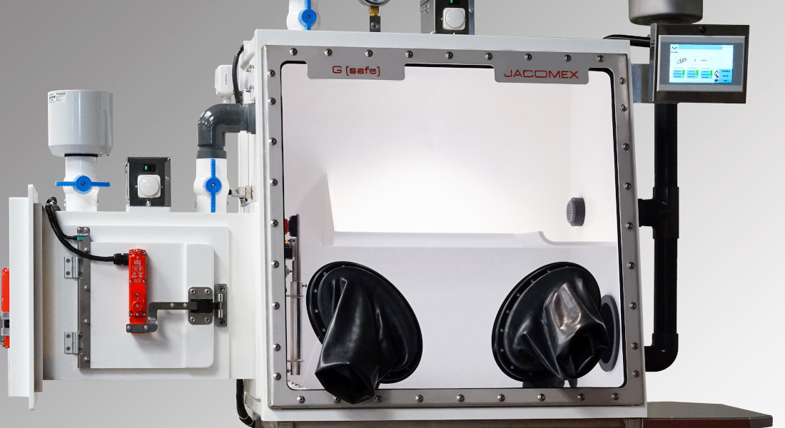 G(Safe) con Corian – Caja de guantes nuclear Cámara de contención alfa