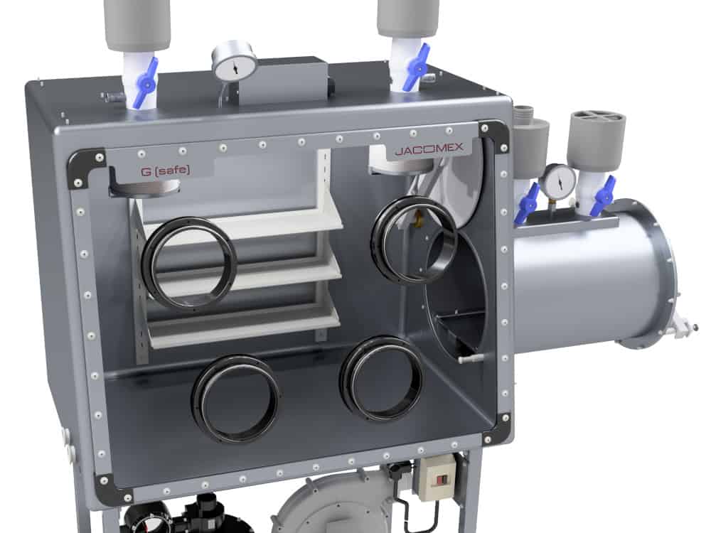 g-safe-v2-glovebox Glovebox de Presión Negativa