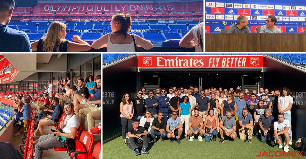 The Jacomex team in the footsteps of football legends… or almost there !