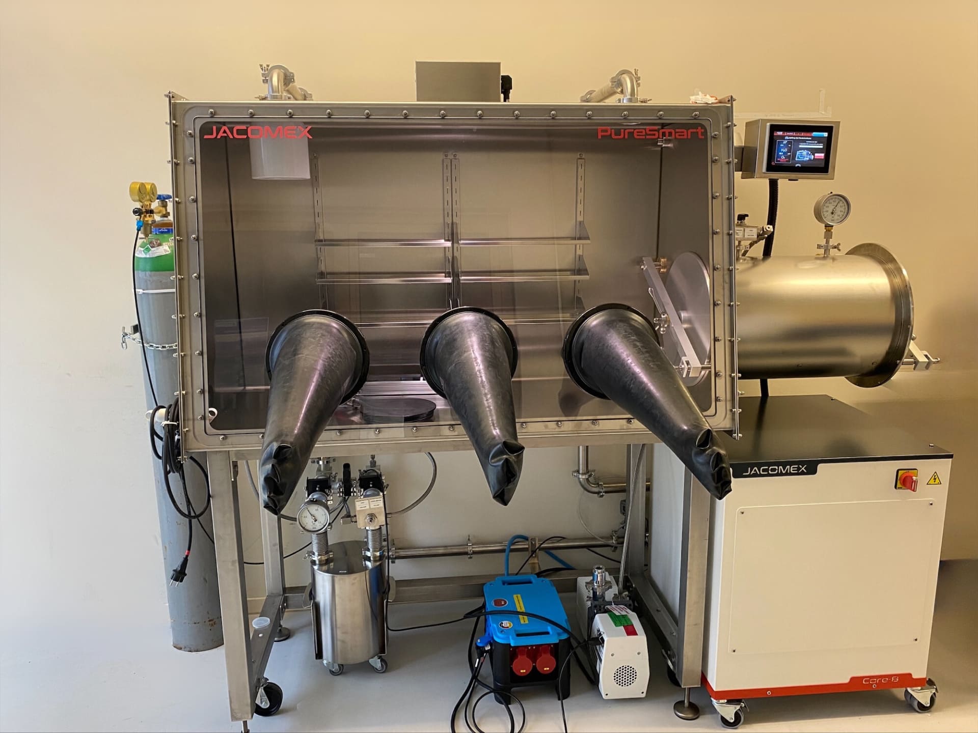 Glovebox para investigación de vanguardia en baterías
