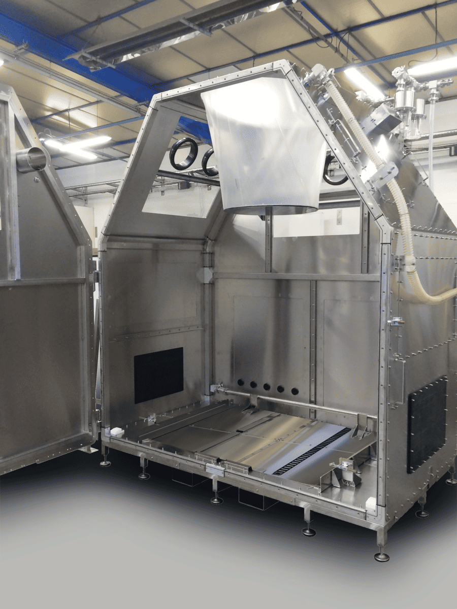 Sistema de Glovebox de Gran Volumen Jacomex con Gas Inerte bajo Presión Positiva o Negativa