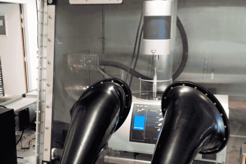 Análisis termogravimétrico (TGA) para cajas de guantes Análisis termogravimétrico (TGA) para cajas de guantes