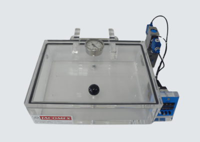 Caja de vacío para aplicaciones cosméticas
