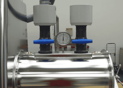 Antecámara ventilada para cajas de guantes