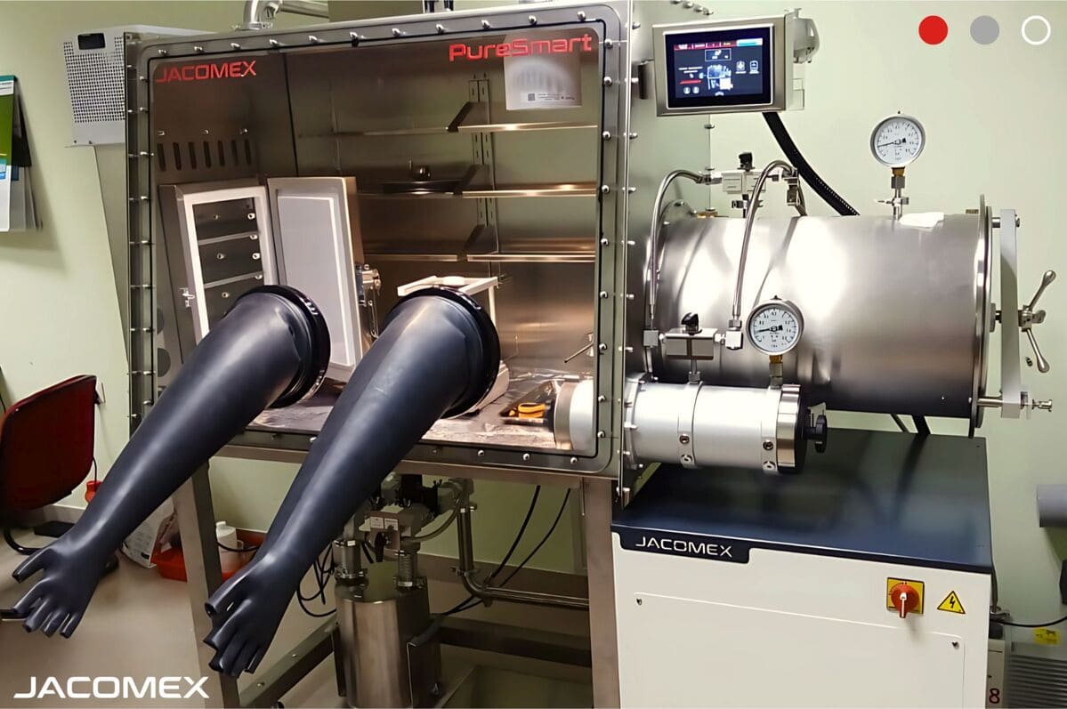 A glovebox in India