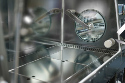 Flujo laminar en Glovebox
