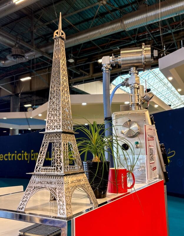Win the Jacomex stainless steel Eiffel Tower